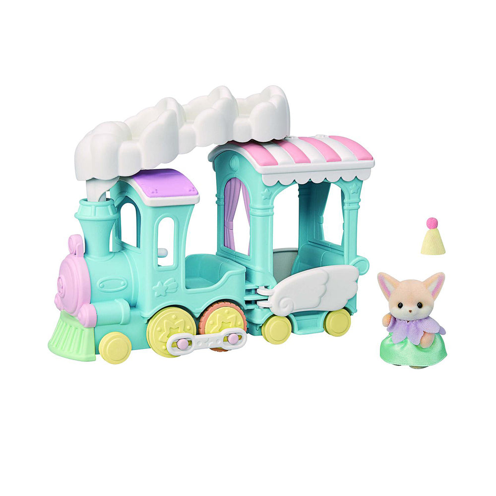Sylvanian Families Floating Cloud Rainbow Train Kids Miniature Toy 3y+