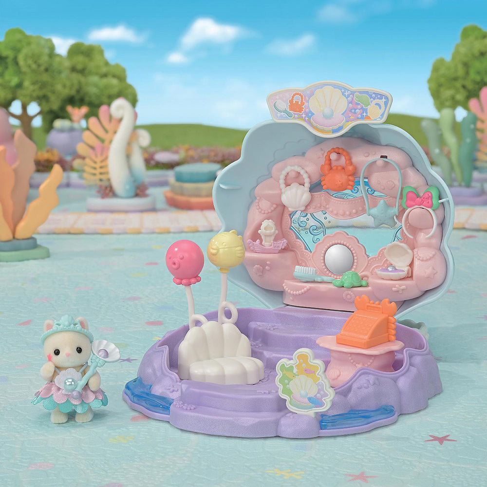 Sylvanian Families Baby Mermaid Shop Kids Miniature Toy Set 3y+