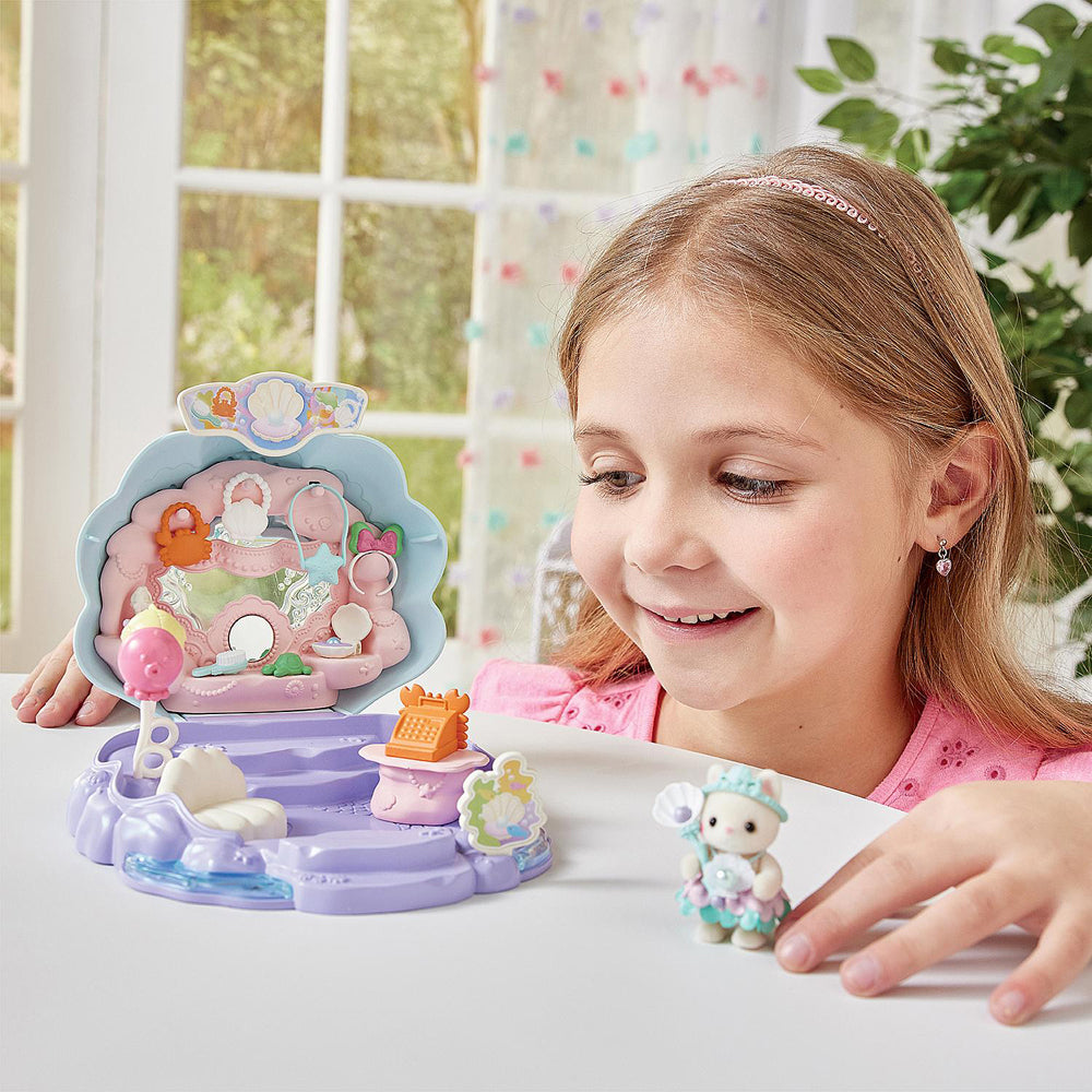 Sylvanian Families Baby Mermaid Shop Kids Miniature Toy Set 3y+