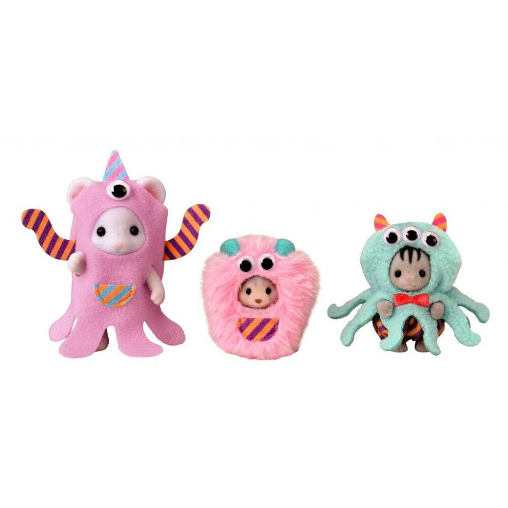 Sylvanian Families Funny Monster Trio Halloween Animal Figures Kids Toy 3y+