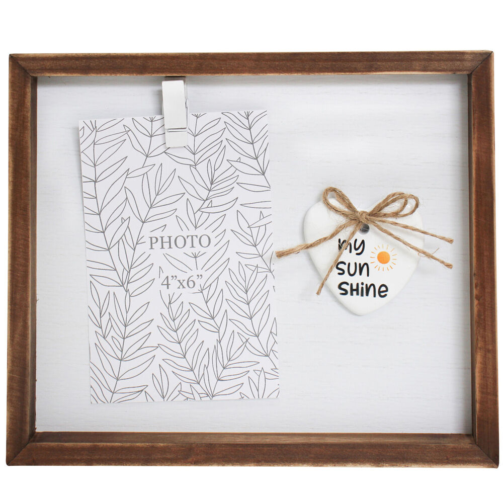 LVD Warm-Toned Wooden Resin Framed Picture/Photo 25x3.5x21cm My Sunshine