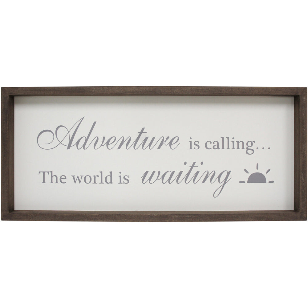 2PK LVD Sign Adventure Is Calling Decorative Home/Lounge Decor Ornament