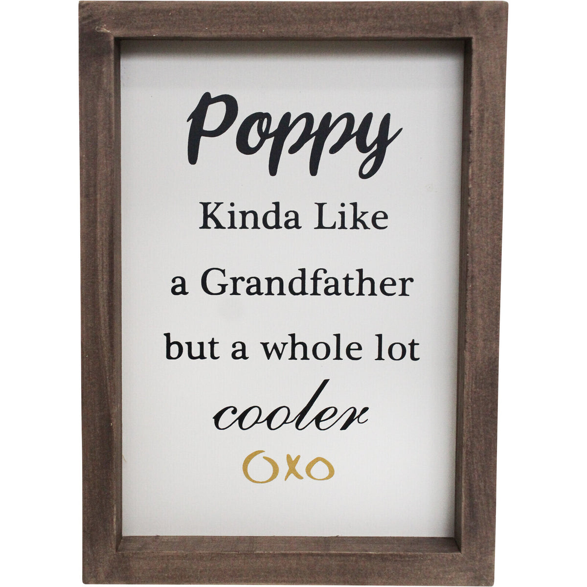 2PK LVD 21cm MDF Poppy Kinda Like Sign Wall/Door Hanging Shelf Display