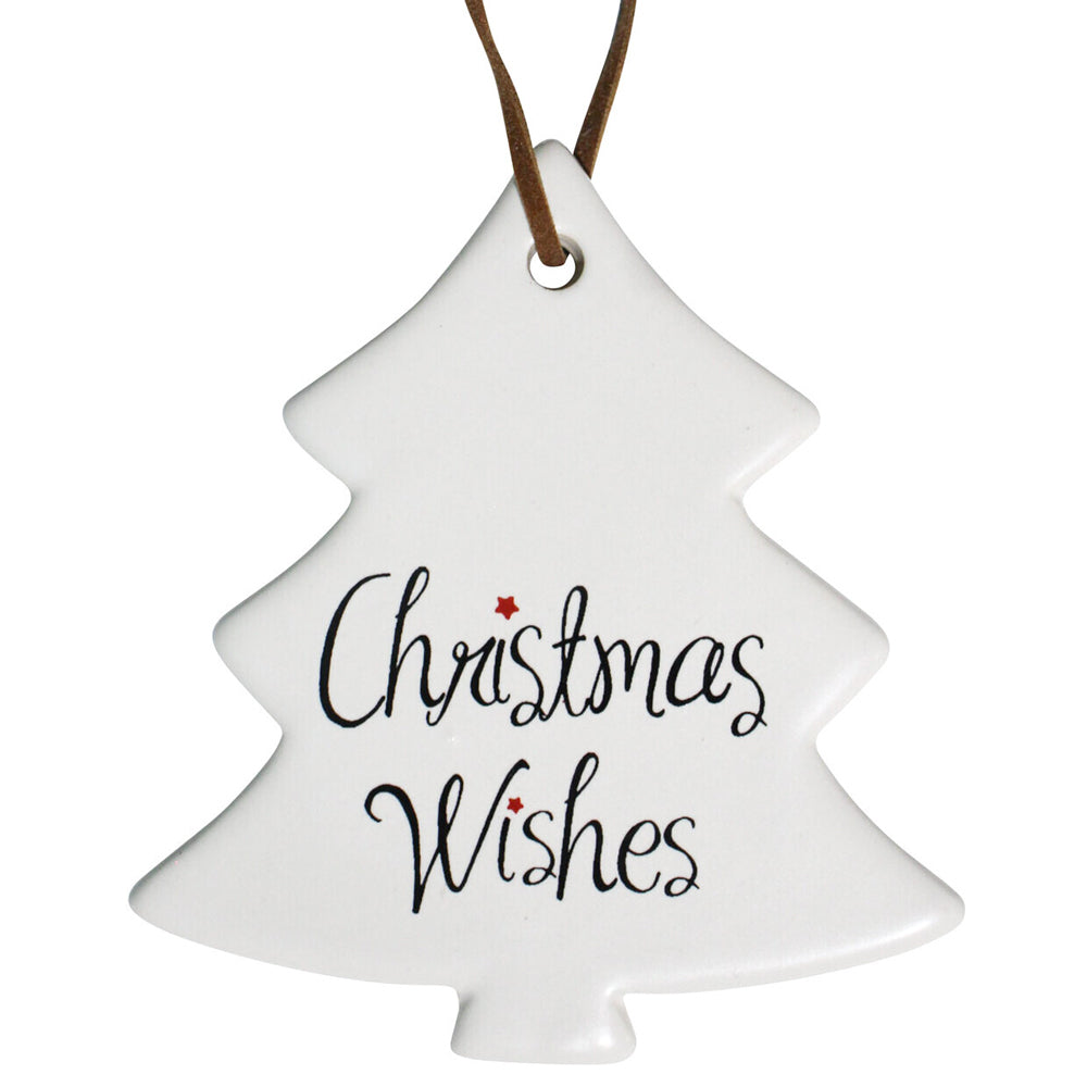 12PK LVD 8x9cm Tree Indigenous Home Hanging Decor - Red