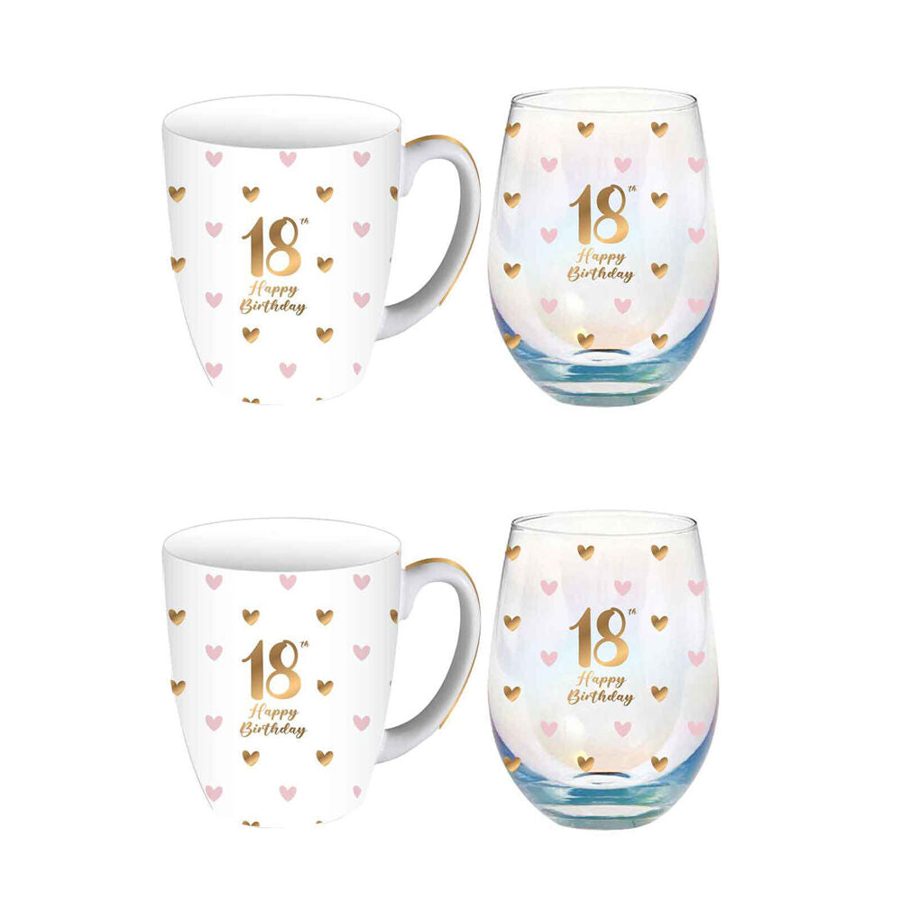 LMD 21st Sweet Heart Double Walled Insulated Mug 360ml