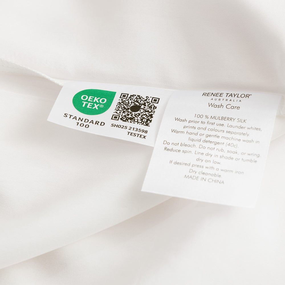 Renee Taylor Mulberry Silk 50x75cm Standard Pillow Case Rectangle Sage