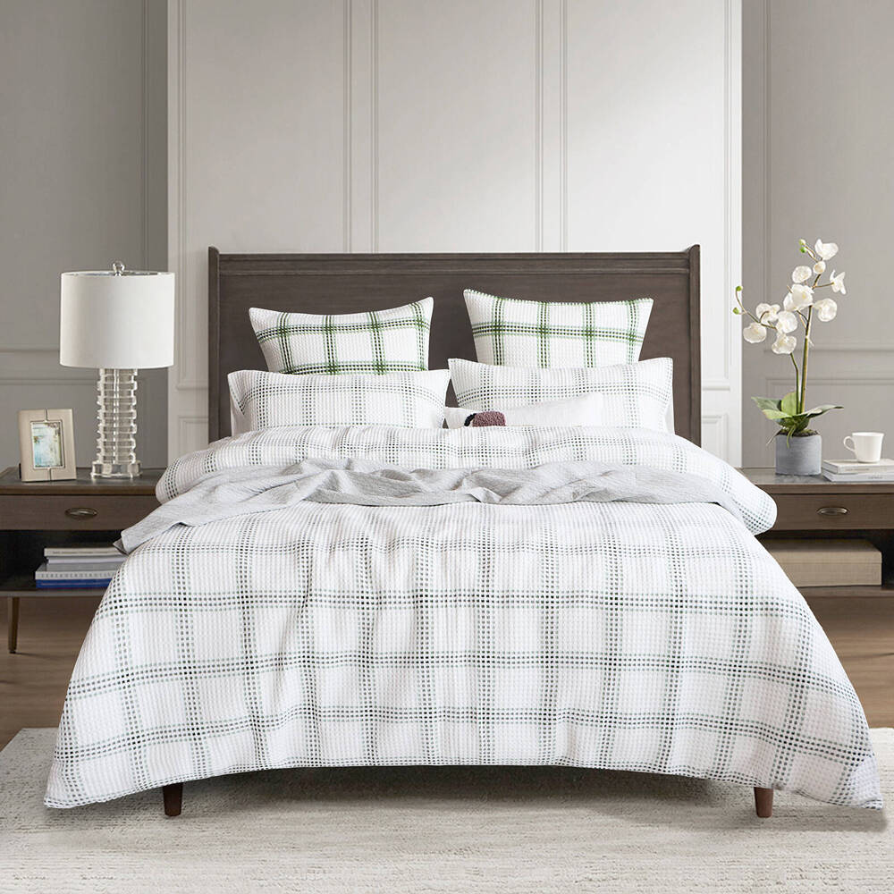 Renee Taylor Elliot Yarn Dye Waffle Euro Pillowcase 65x65cm