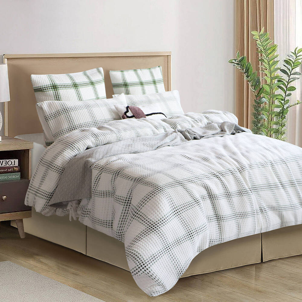 Renee Taylor Elliot Yarn Dye Waffle Euro Pillowcase 65x65cm