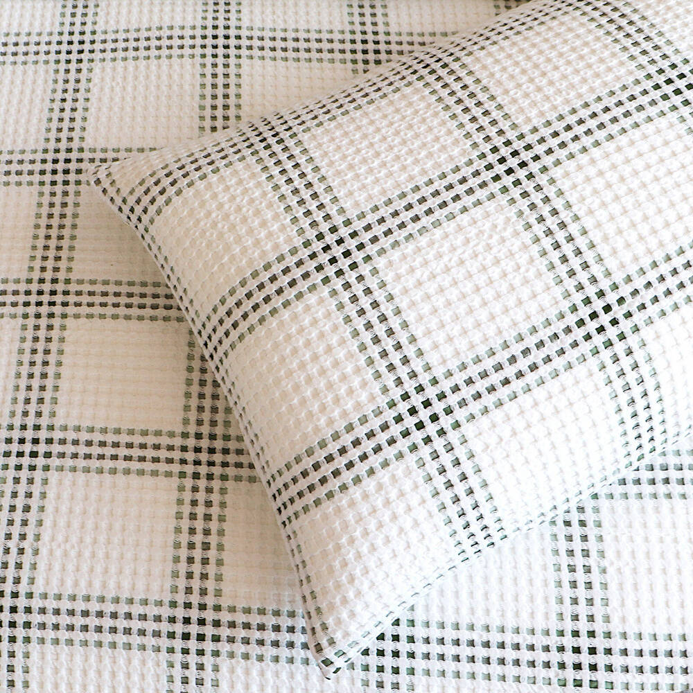 Renee Taylor Elliot Yarn Dye Waffle Euro Pillowcase 65x65cm