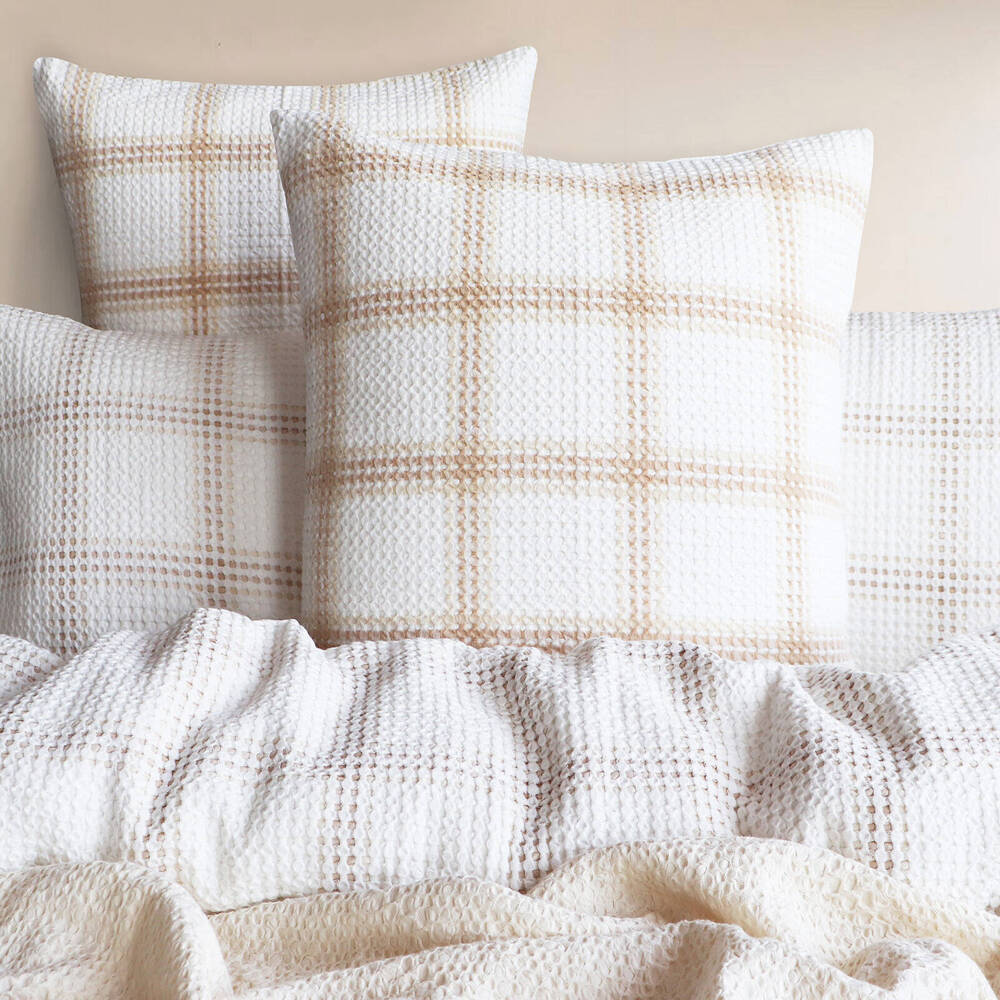 Renee Taylor Cohen Yarn Dye Waffle Euro Pillowcase 65x65cm