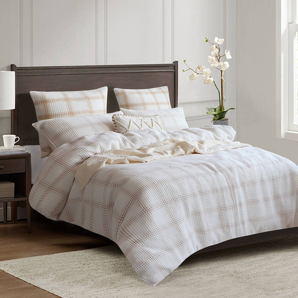 Renee Taylor Cohen Yarn Dye Waffle Euro Pillowcase 65x65cm