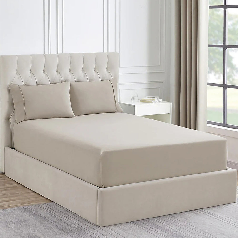 Ddecor Home 1500TC Premium Cotton Blend Combo Set Sand