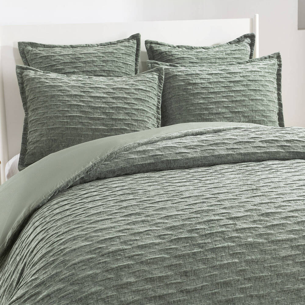 Renee Taylor Harper Jacquard Quilt Cover/Pillowcase Set Juniper