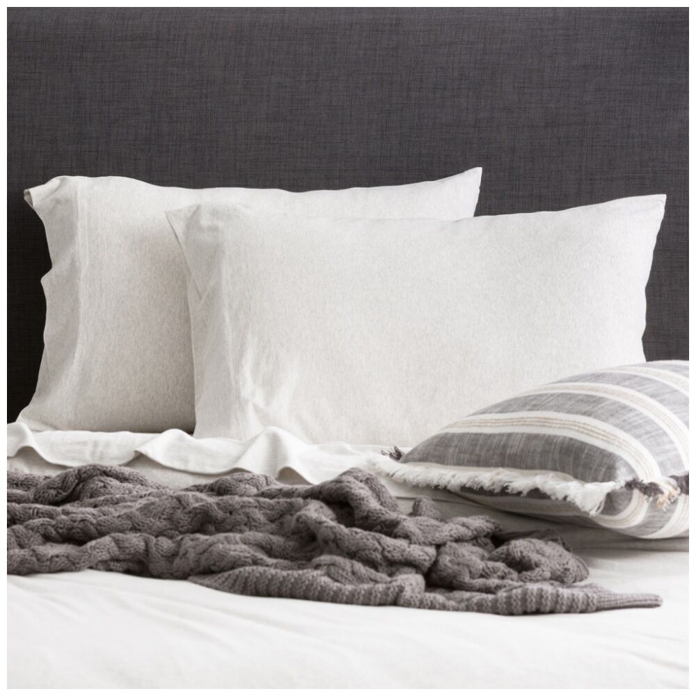 Renee Taylor Comfort T’s Organic Cotton Jersey Sheet Set Ecru