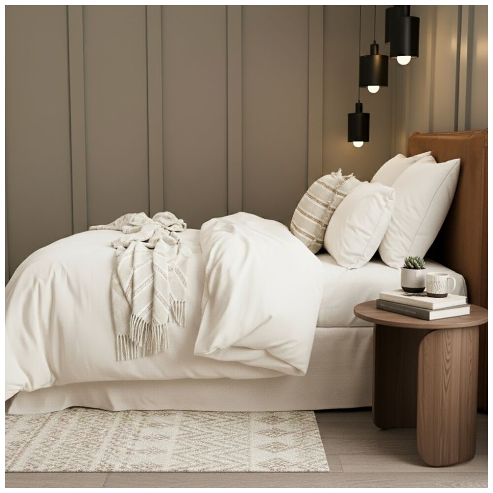 Renee Taylor Comfort T’s Organic Cotton Jersey European Pillowcase Oatmeal
