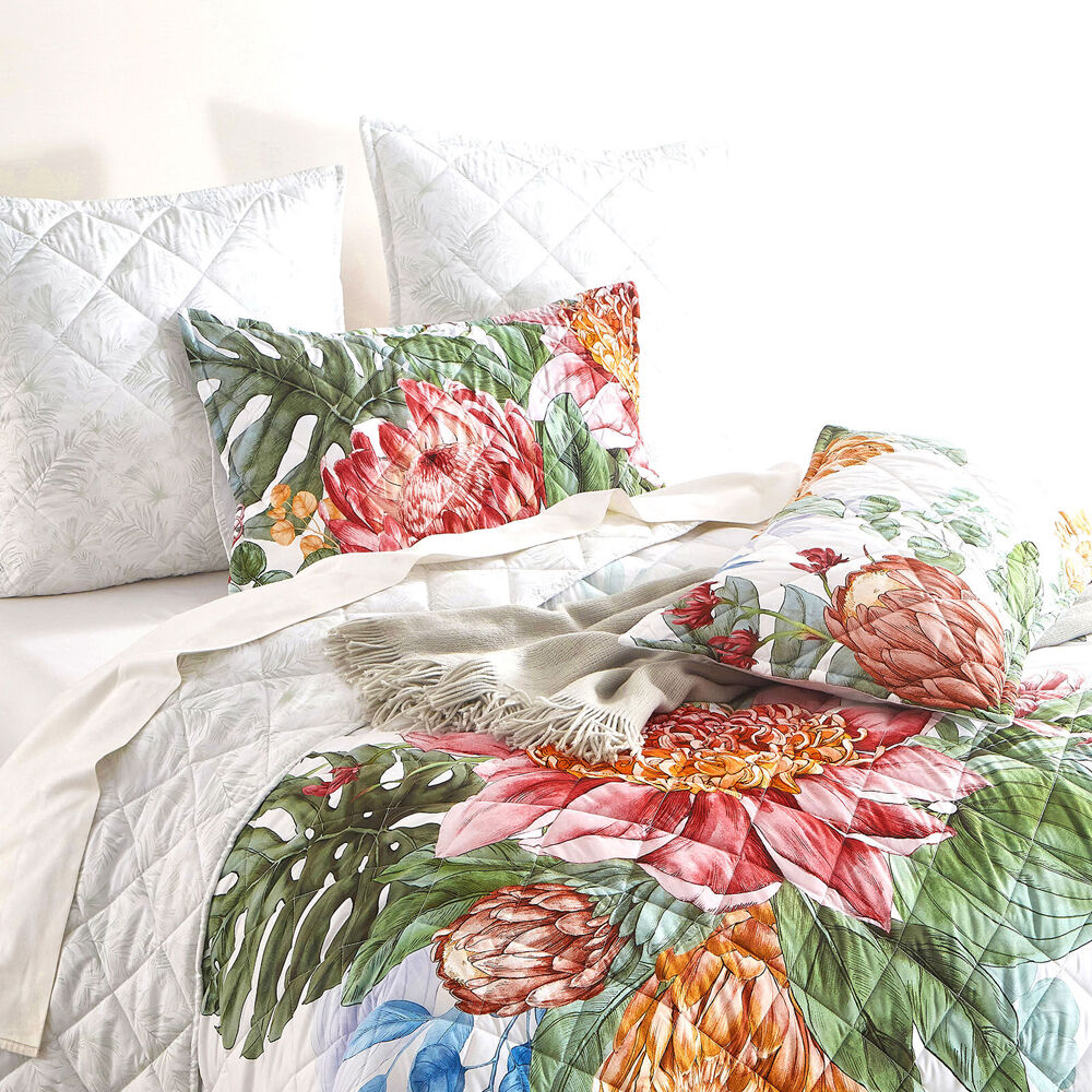 Renee Taylor Florence Quilted Reversible Coverlet Set Multi