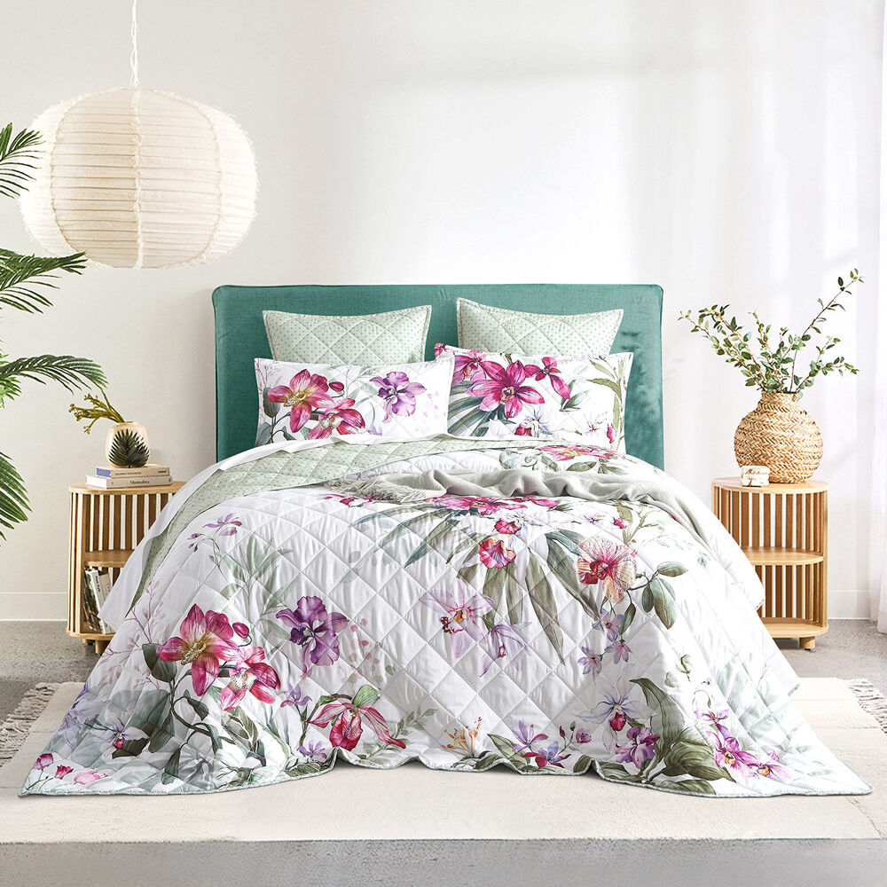 Renee Taylor Kashmir Quilted Reversible European Square Pillowcase 65x65cm