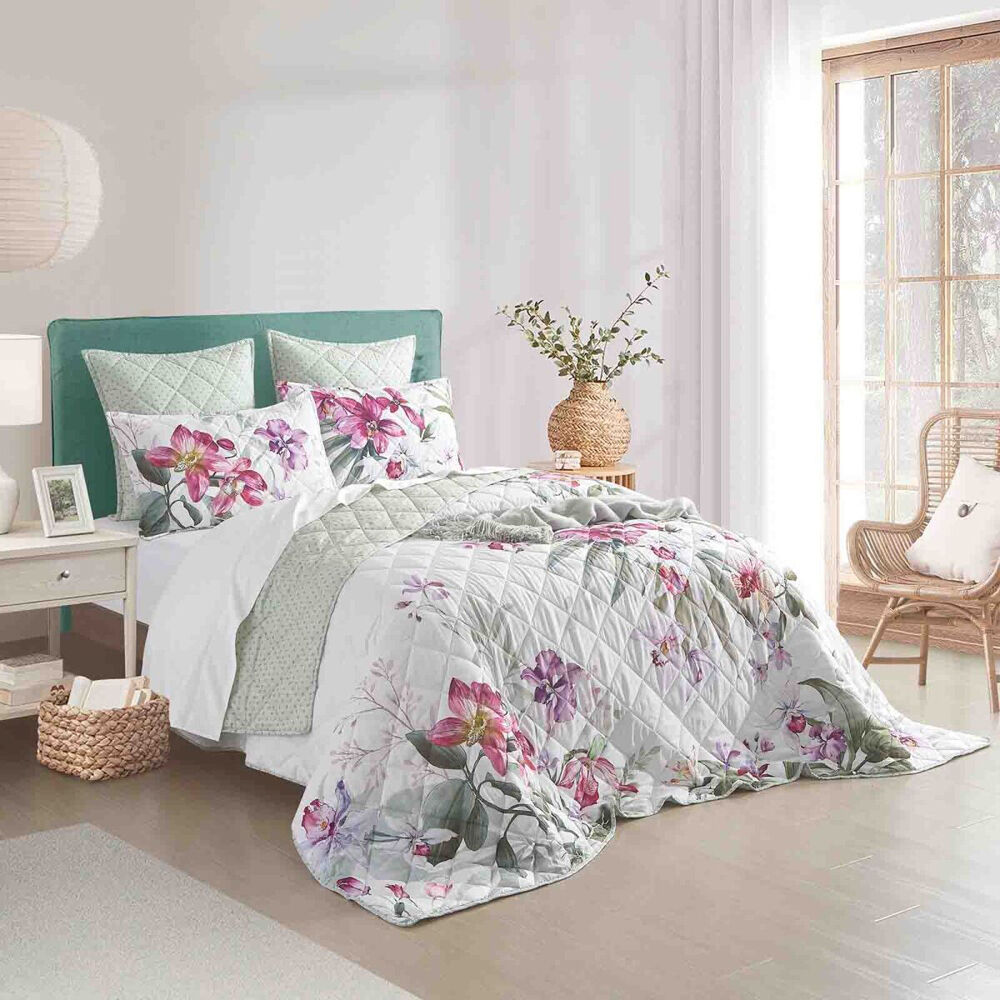 Renee Taylor Kashmir Quilted Reversible European Square Pillowcase 65x65cm