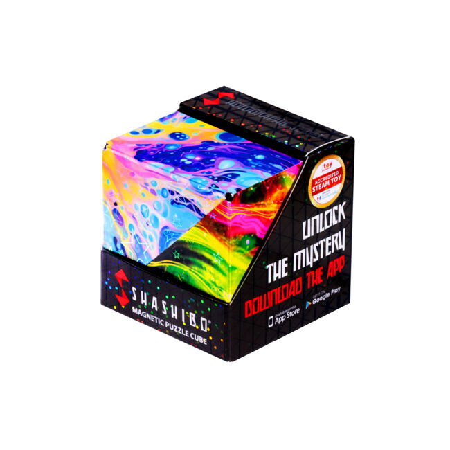 Shashibo Shape Shifting Magnetic Puzzle Cube 6.1cm - Cosmos 8y+