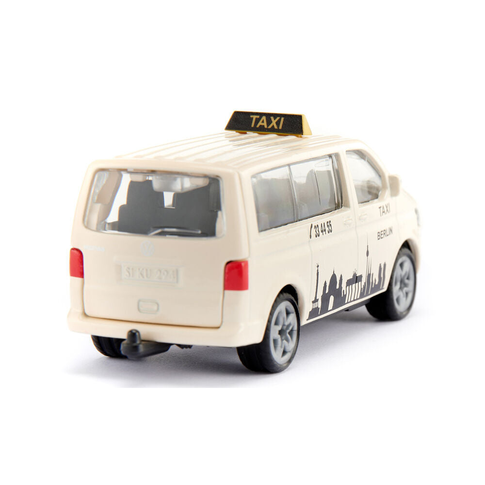 2PK Siku White VW T5 Taxi Van Vehicle Kids/Children Toy 3y+