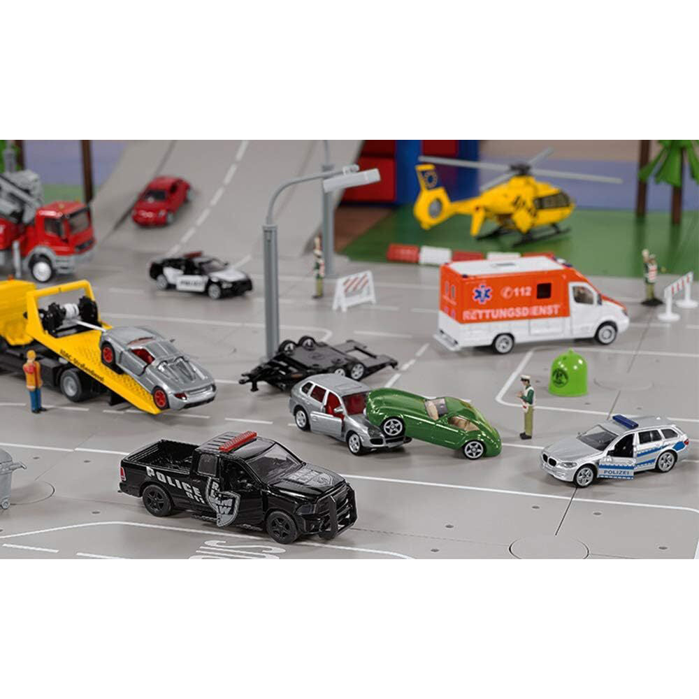 Siku 2309 Dodge US Police Truck 1:50 Scale 121mm Kids Toy Black 3y+