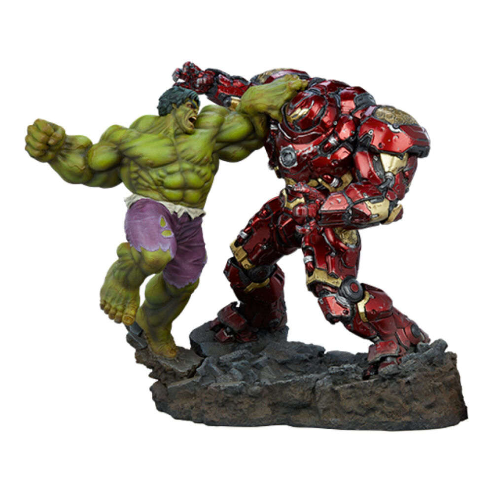 Marvel Comics Hulk vs Hulkbuster Maquette Collectible