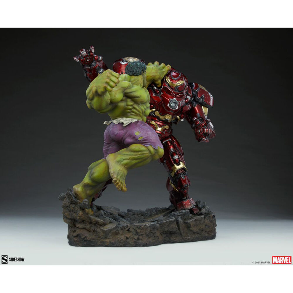 Marvel Comics Hulk vs Hulkbuster Maquette Collectible