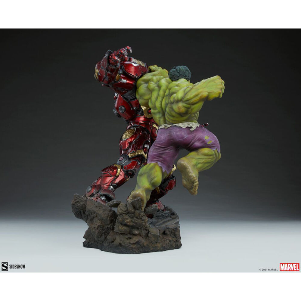 Marvel Comics Hulk vs Hulkbuster Maquette Collectible