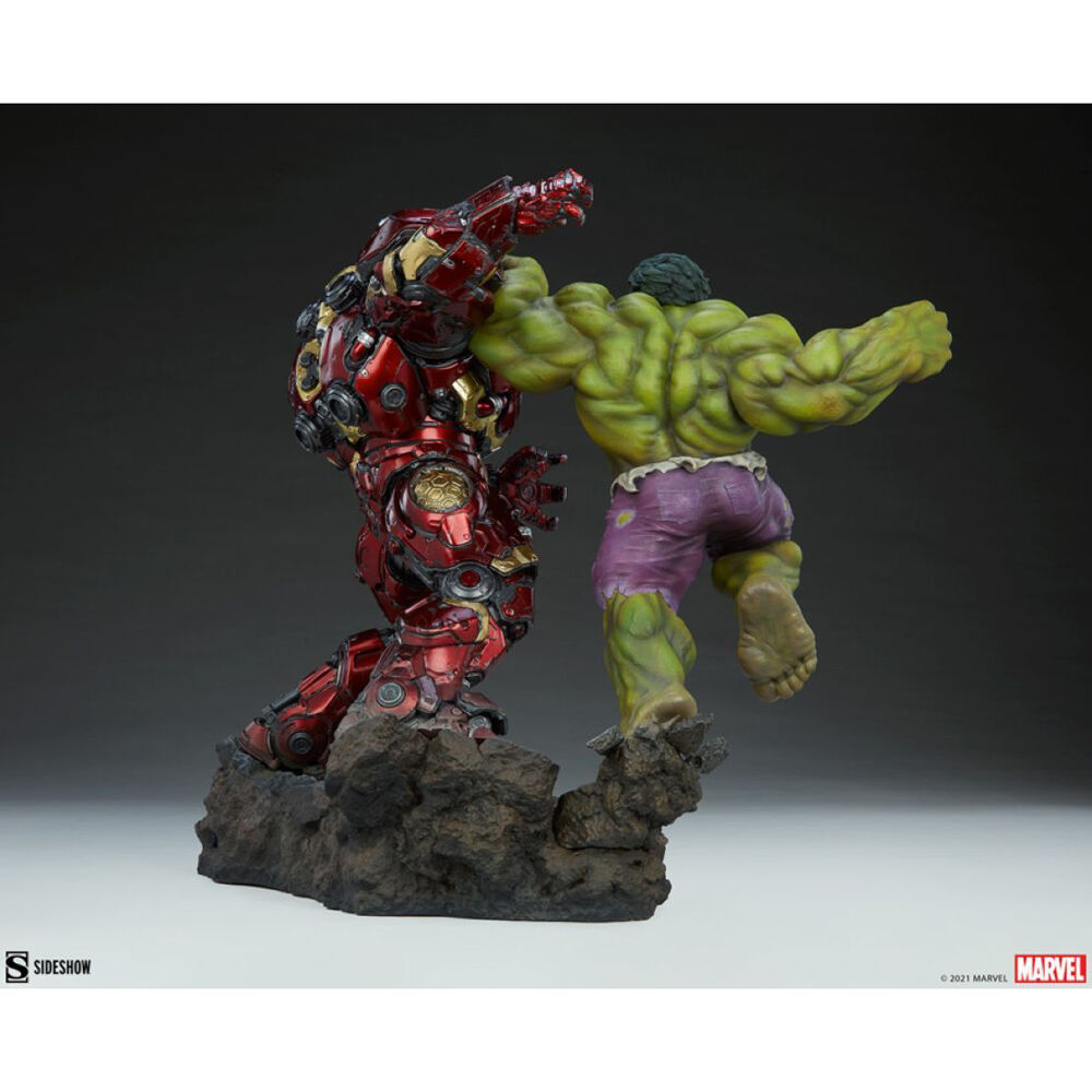 Marvel Comics Hulk vs Hulkbuster Maquette Collectible