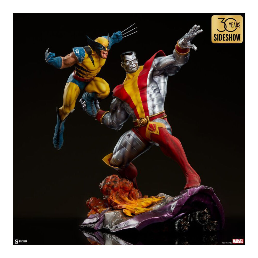 Sideshow Collectables X-Men Colossus & Wolverine PF Statue Figure