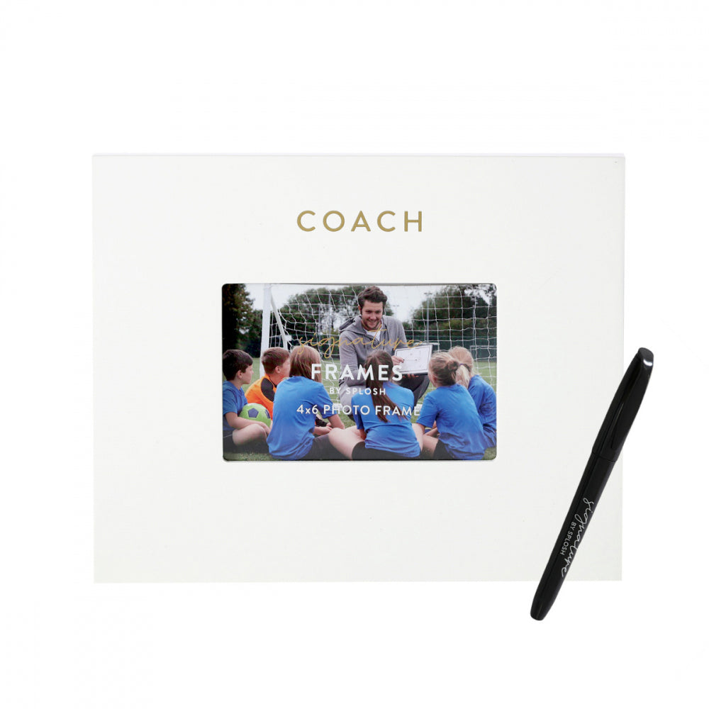 2PK Splosh Coach Signature Frame w/ Marker 27.5x23cm - White