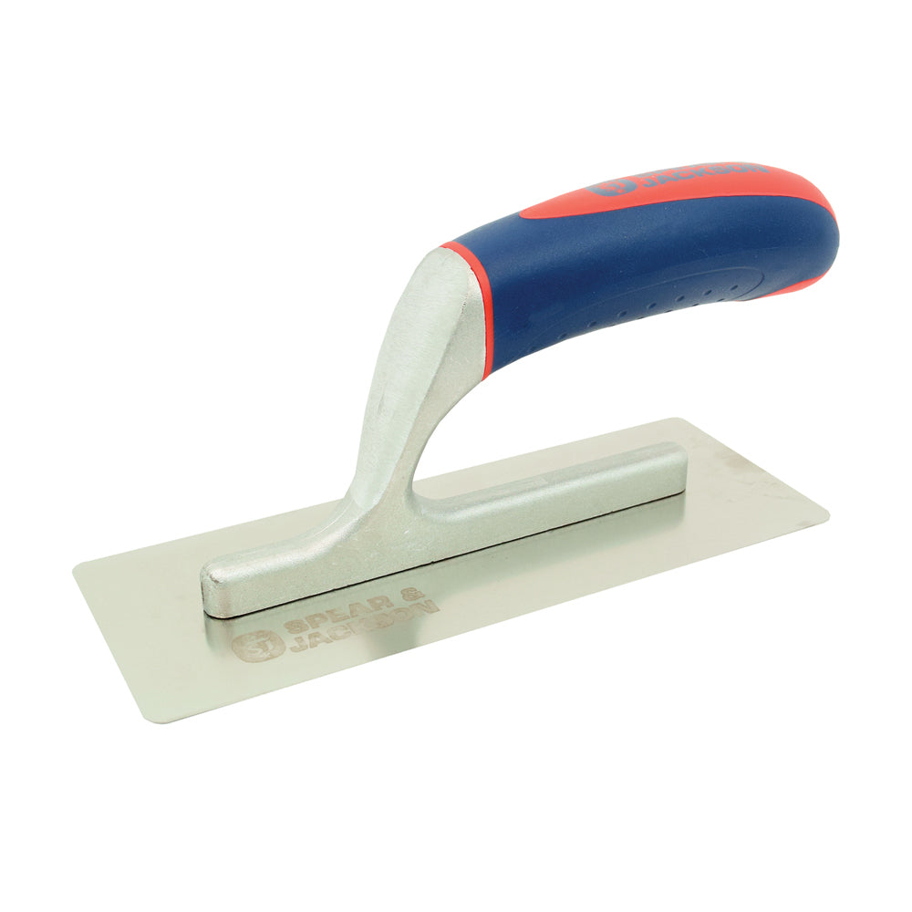 Spear & Jackson S/Steel Mini Finishing Float Soft Grip Handle 200mm