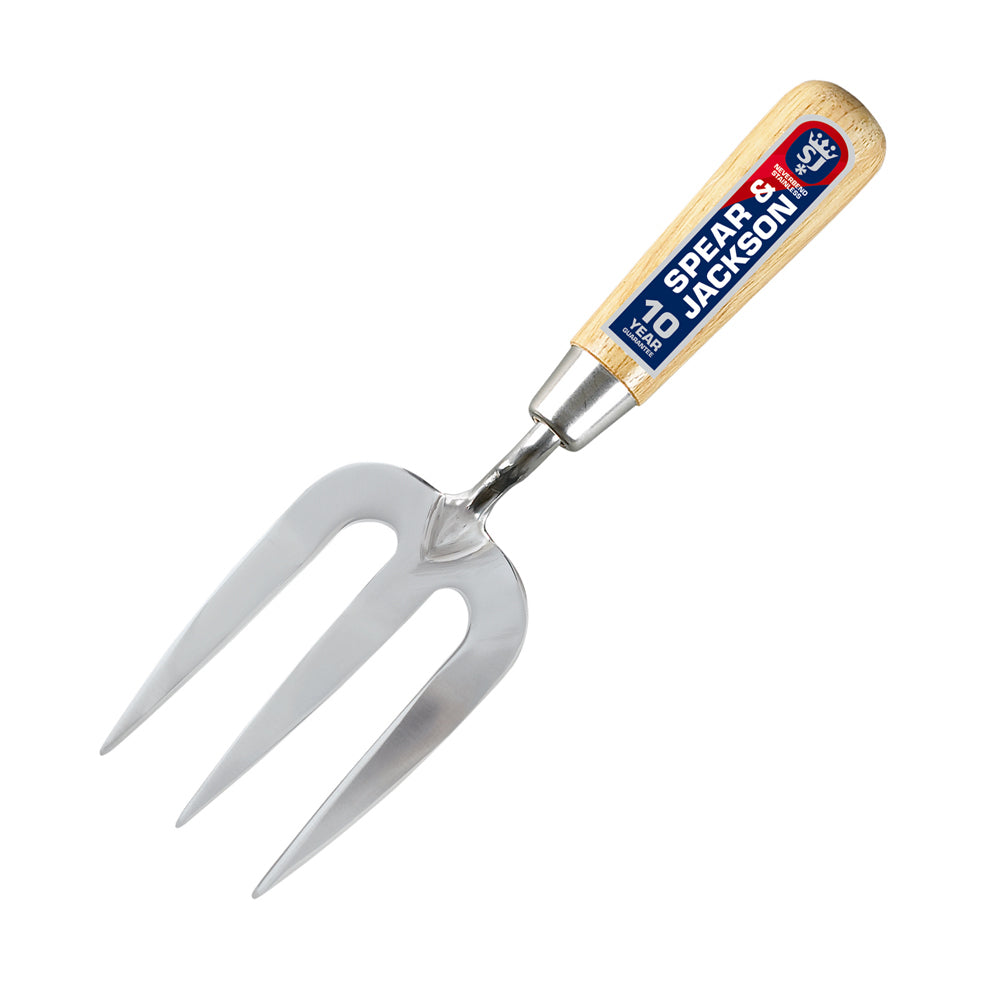 3PK Spear & Jackson Neverbend Stainless Steel Hand Fork