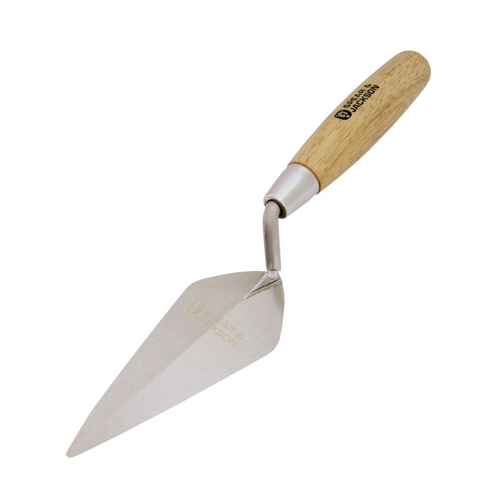 Spear & Jackson Pointing C/S Trowel Timber Handle 150mm