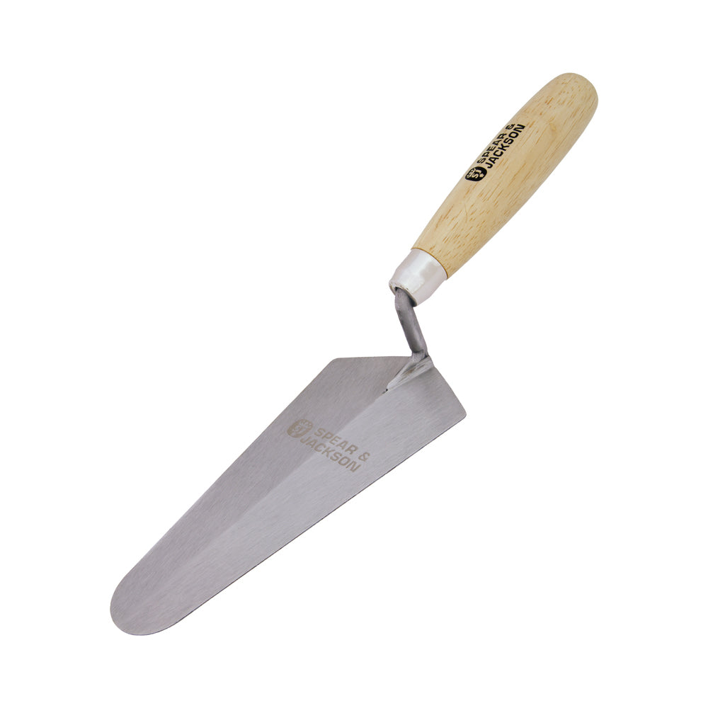 3PK Spear & Jackson C/Steel Gauging Trowel Timber Handle 200mm