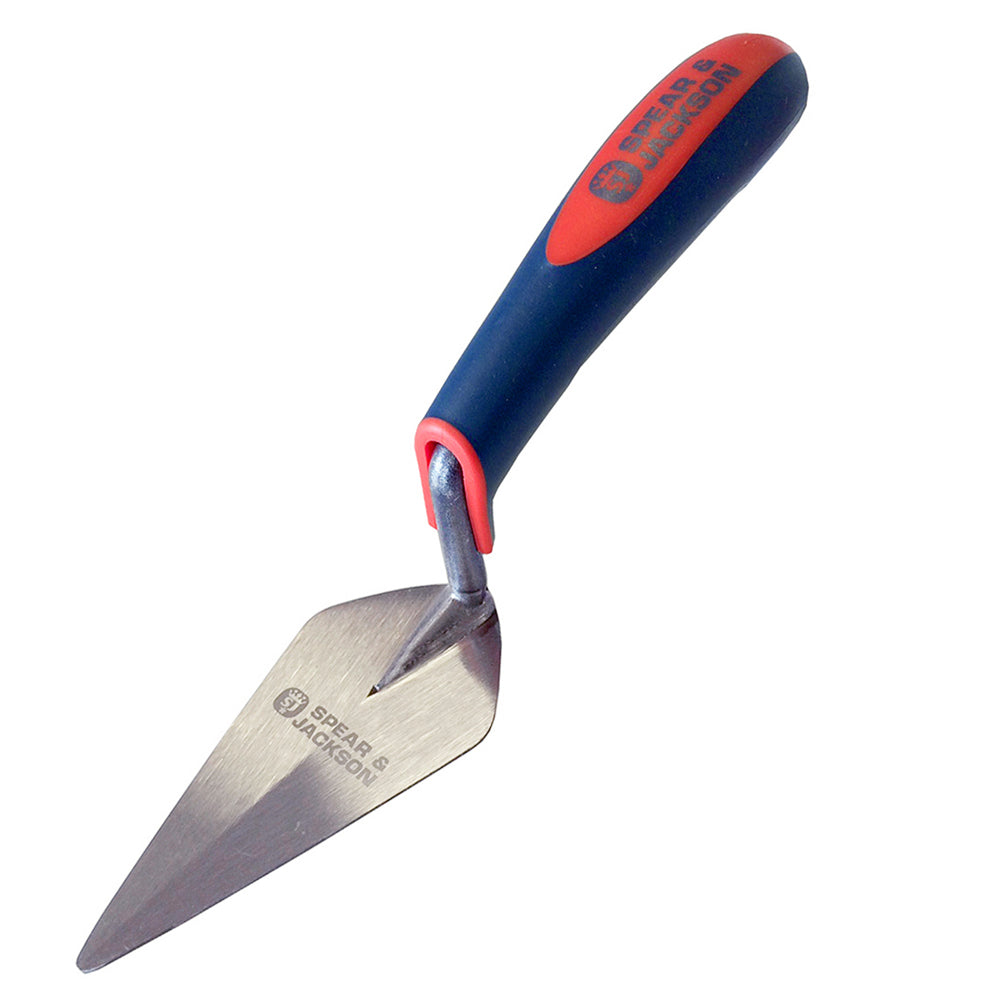 3PK Spear & Jackson Pointing C/S Trowel Soft Grip 150mm