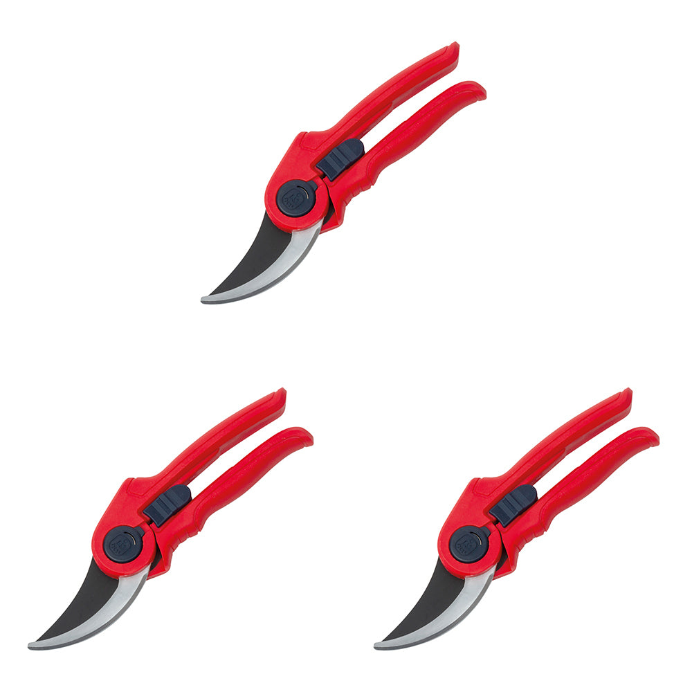 3PK Spear & Jackson Razorsharp Active Bypass Secateurs - Large
