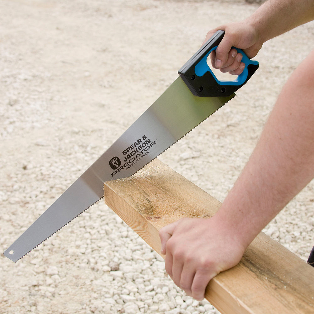 2PK Spear & Jackson Hardpoint Saw Rough Cut 550mm/7PPI Cutting Tool
