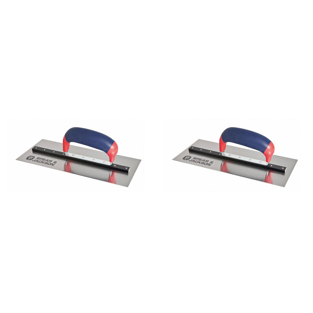 2PK Spear & Jackson Cement Finishing Float Steel Tang 280mm