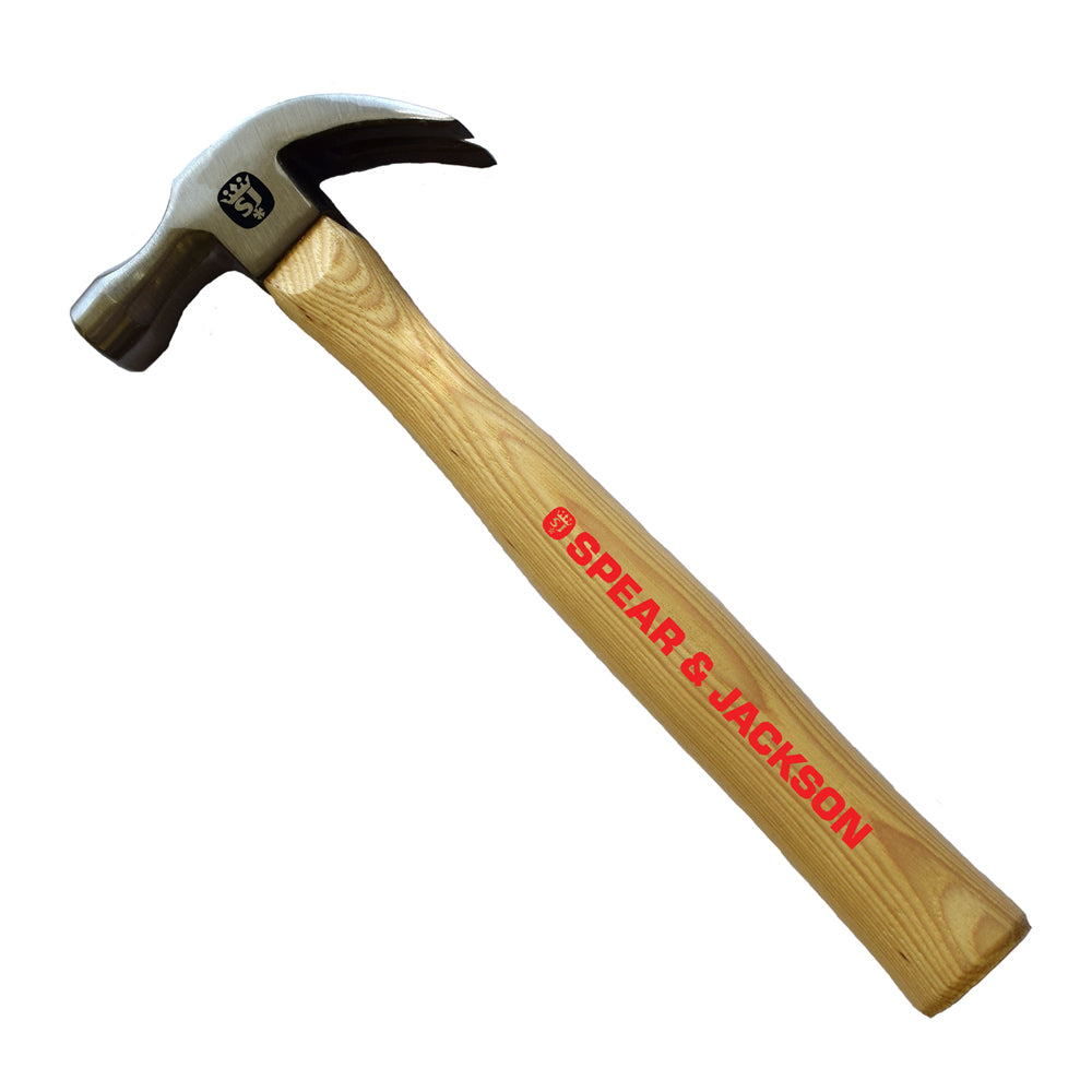 Spear & Jackson Claw Hammer Hickory Handle 20oz/570g