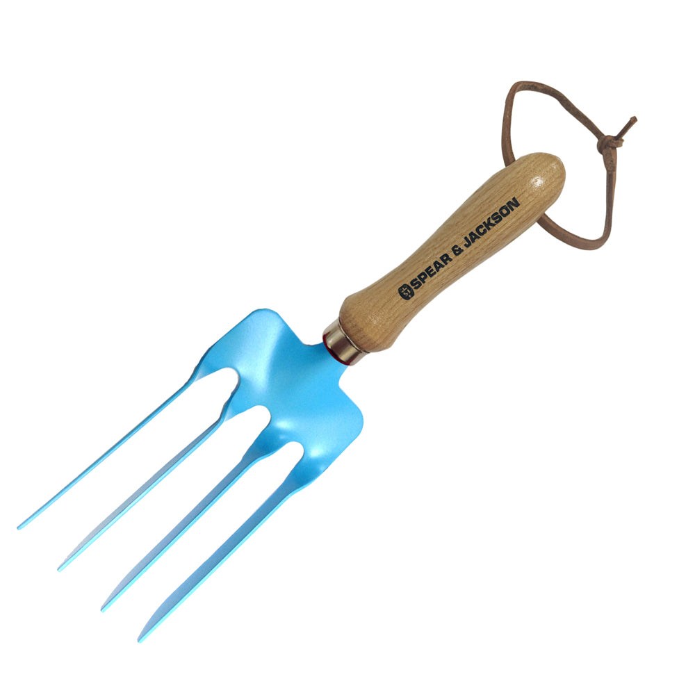 6PK Spear & Jackson Colours Hand Fork 145x80mm - Blue