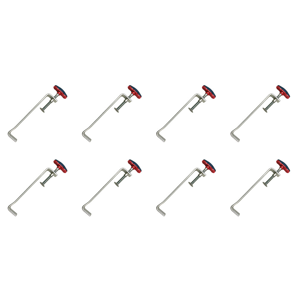 8PK Spear & Jackson Profile Clamp Soft Grip 180mm - Silver