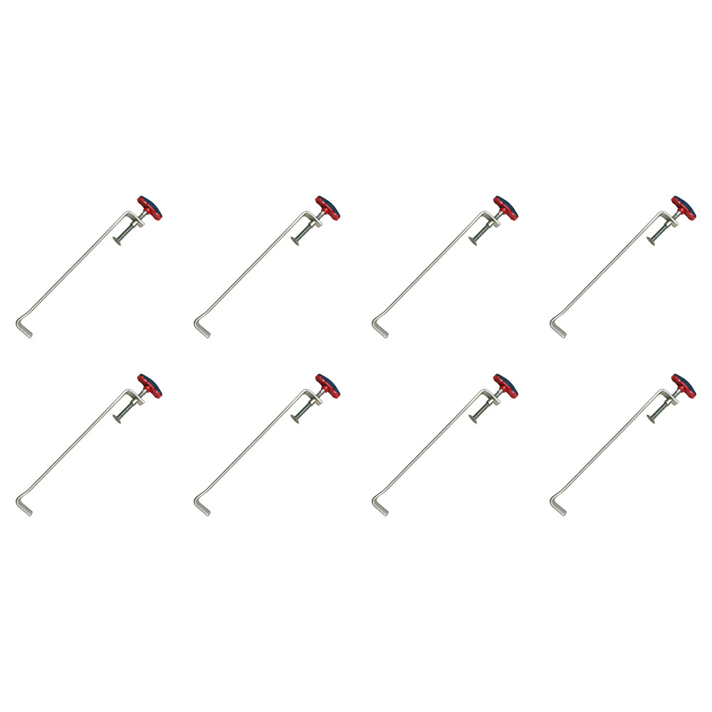 8PK Spear & Jackson Profile Clamp Soft Grip 300mm - Silver