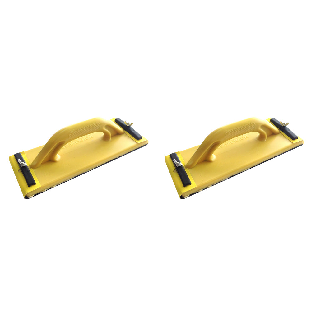 2PK Spear & Jackson Sanding Float Plastic Handle 280mm - Yellow