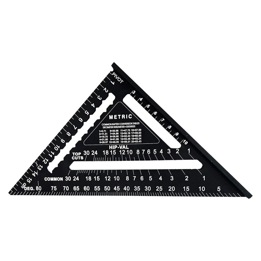 Spear & Jackson Aluminium Rafter Square 155mm - Black