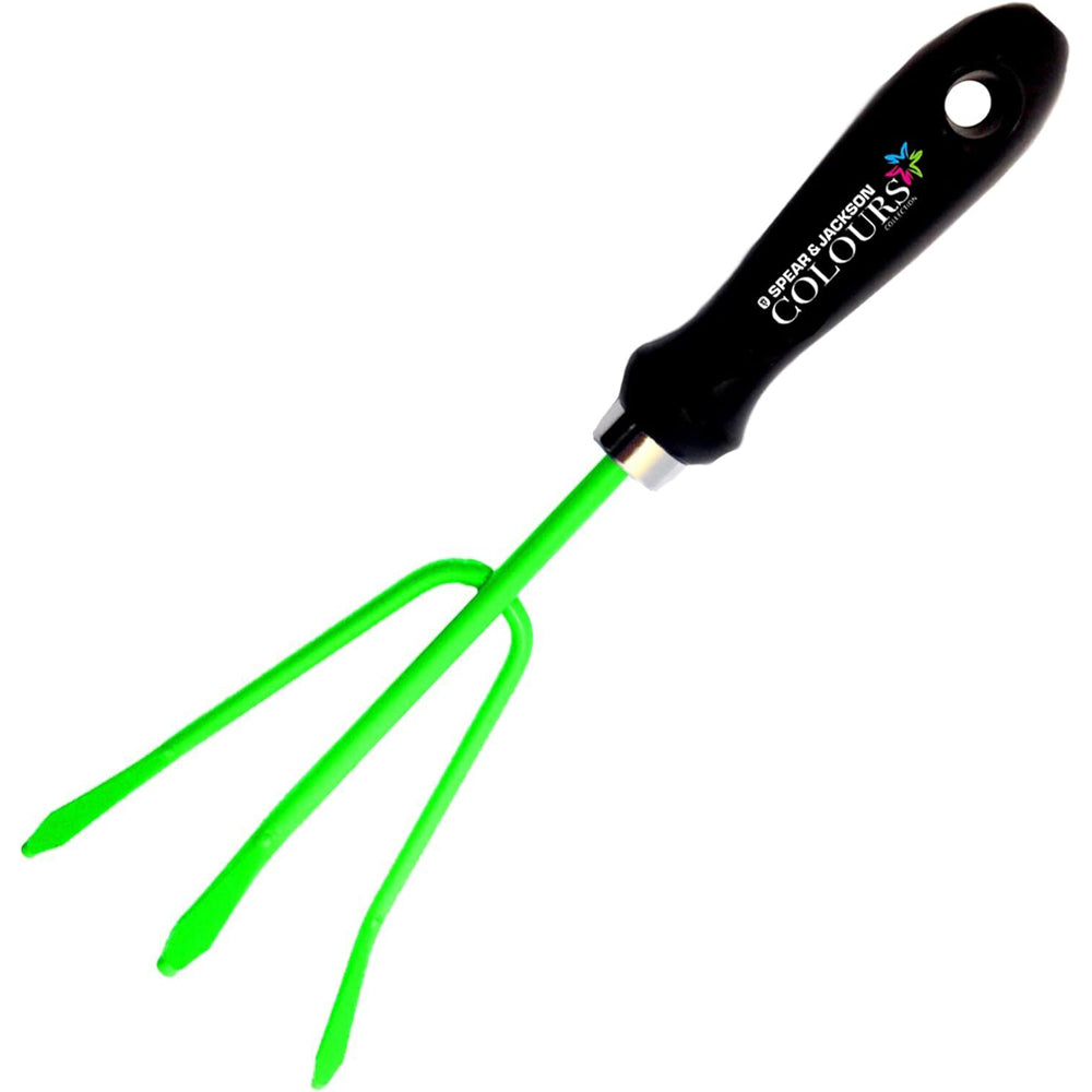 3PK Spear & Jackson Colours Garden Cultivator - Green