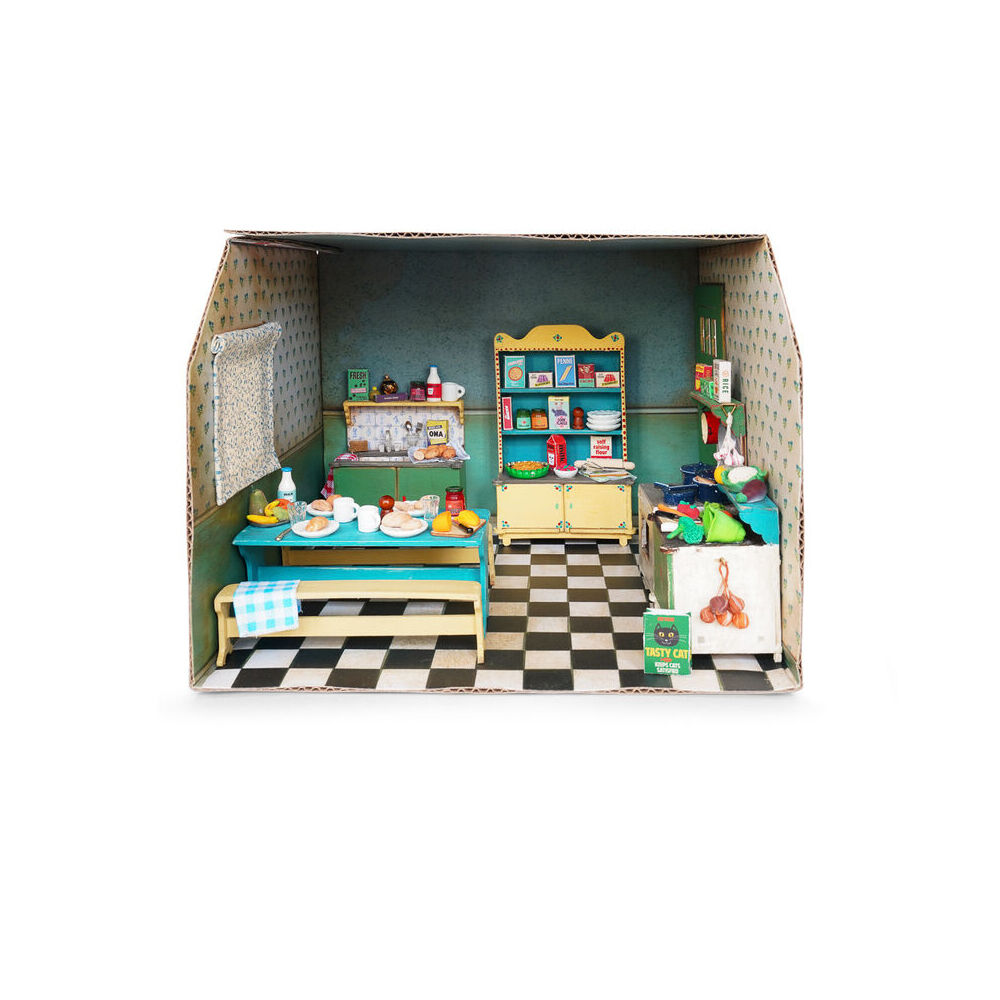 Sam & Julia Wooden Kitchen Furniture Kit Kids DIY Toy 6y+