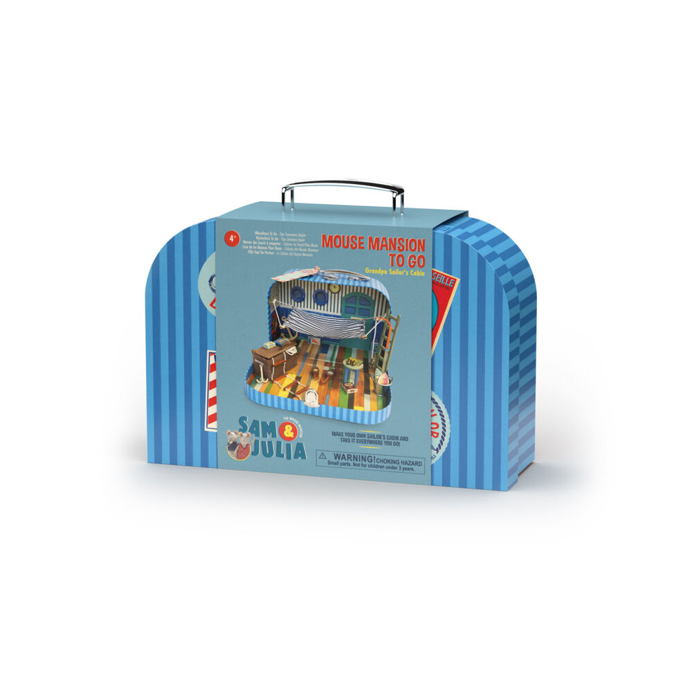 Sam & Julia Mouse Portable Mansion to Go GrandPa Sailor 4y+