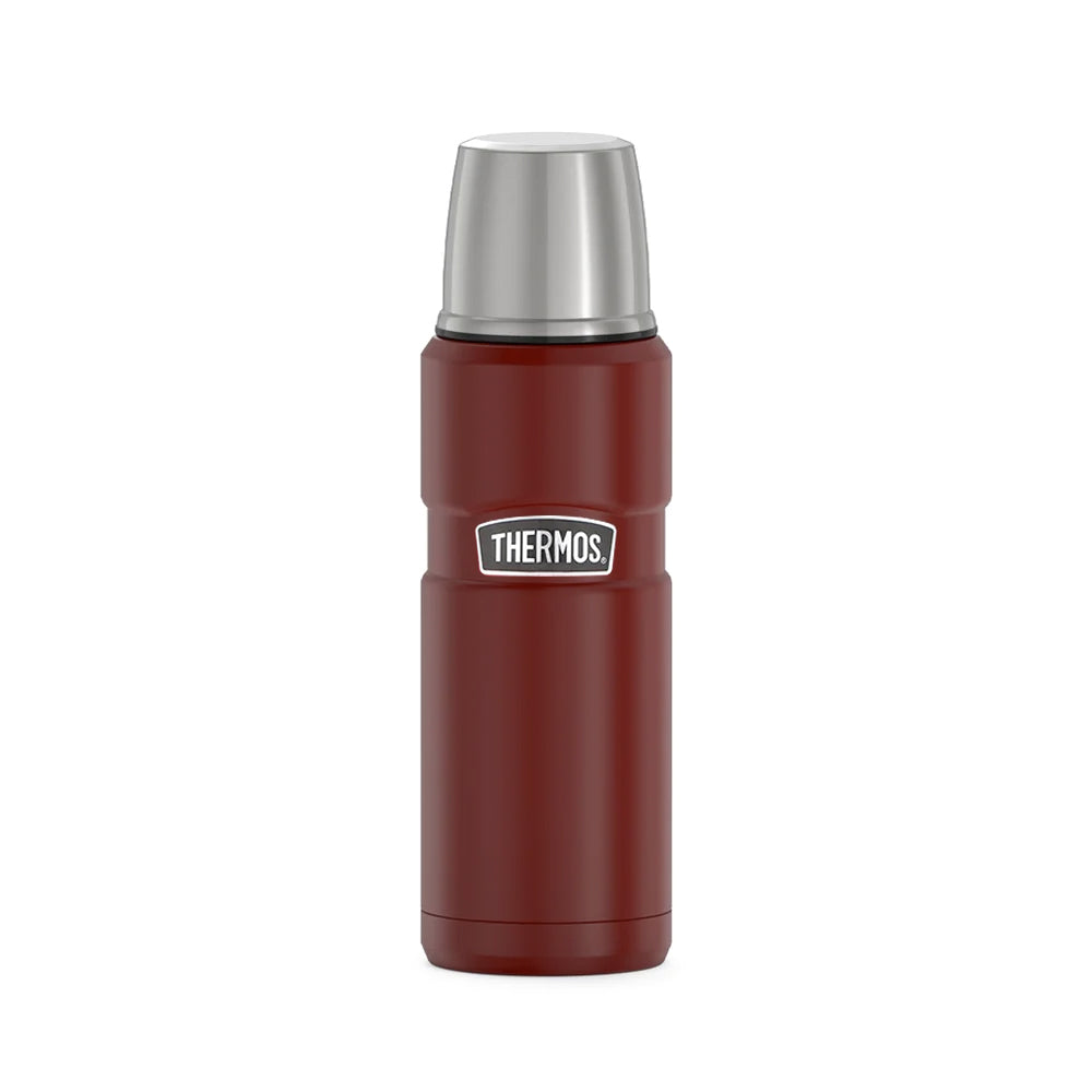 Thermos 470ml Stainless Steel Vacuum Insulated Beverage Hot/Cold Bottle Red