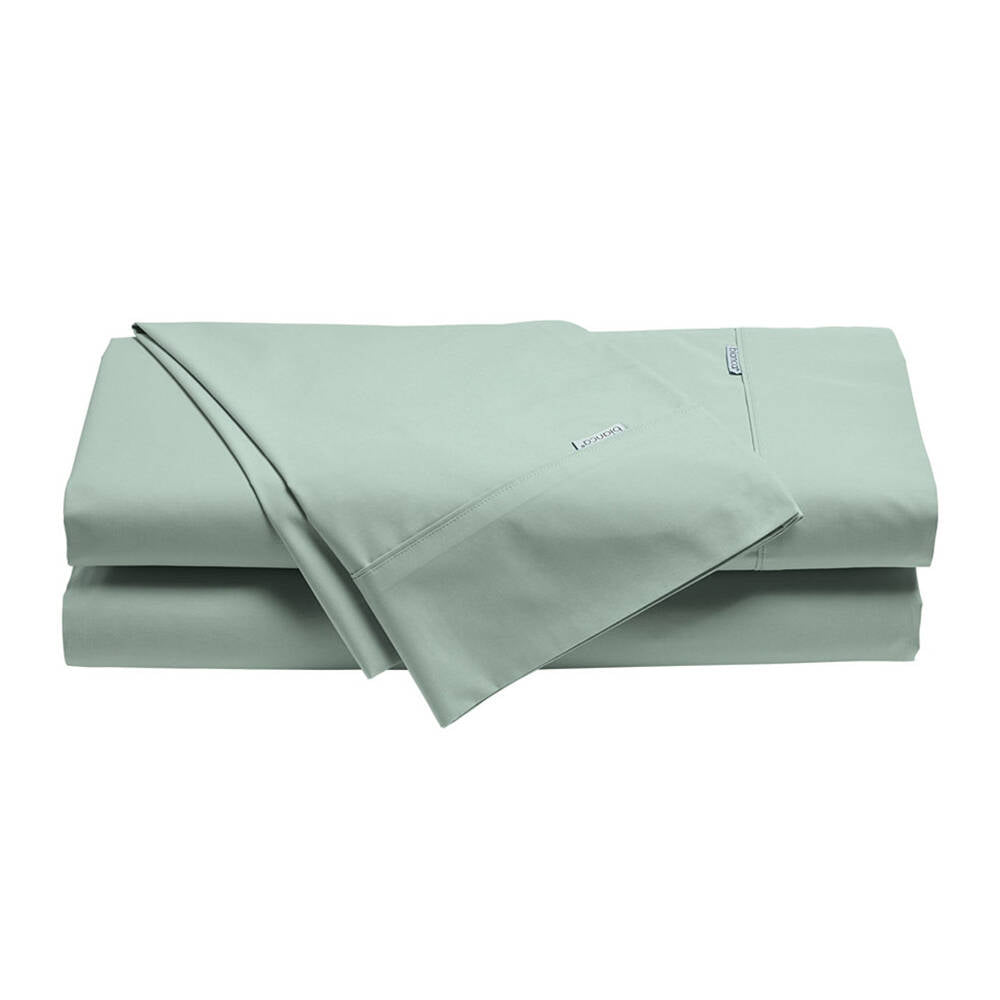 Bianca Heston Cotton Sage Sheet Set - Split King